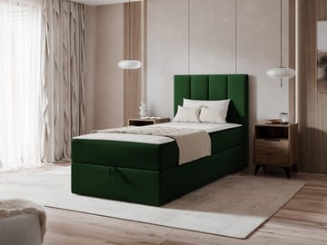 Laggano Sängpaket Kontinentalsäng 80x200 cm - Polo 889 grön - Möbler - Säng - Kontinentalsäng