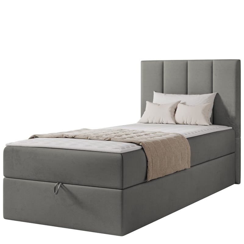 Laggano Sängpaket Kontinentalsäng 90x200 cm - grå - Möbler - Säng - Kontinentalsäng