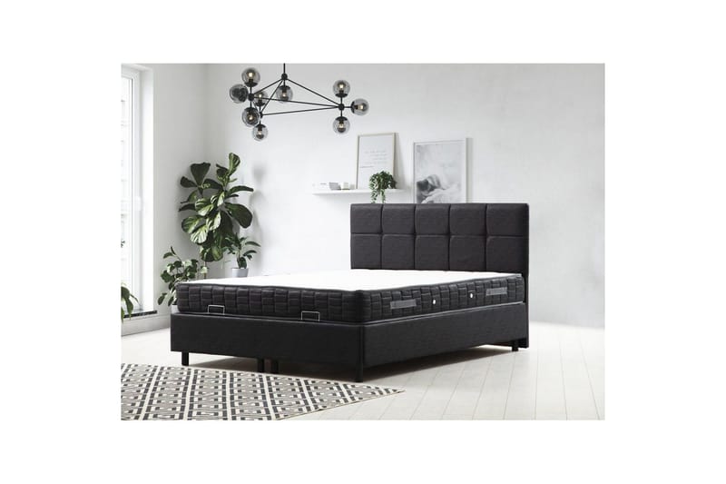 Lalmuni Sängpaket Ramsäng 160x200 cm - Antracit - Möbler - Säng - Ramsäng