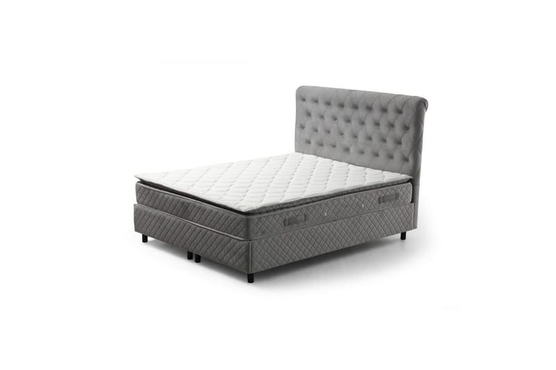Lamoon Komplett Sängpaket 120x200 cm - Grå - Möbler - Säng - Komplett sängpaket