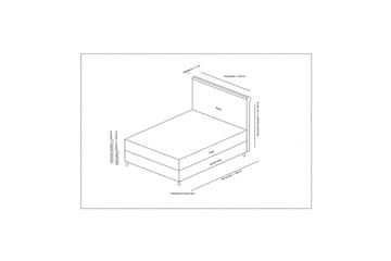 Lamoon Komplett Sängpaket 120x200 cm - Rodnadsrosa - Möbler - Säng - Komplett sängpaket