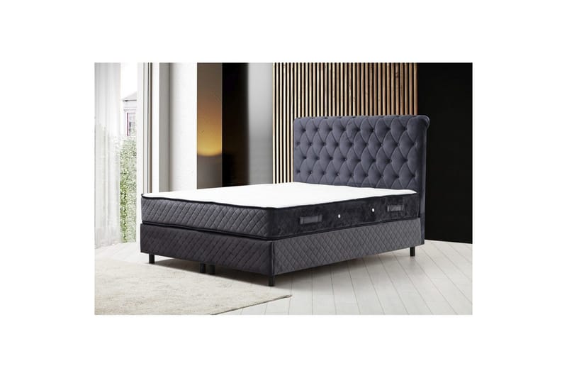 Lamoon Komplett Sängpaket 140x200 cm - Antracit - Möbler - Säng - Komplett sängpaket