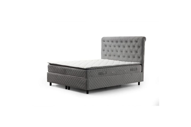 Lamoon Komplett Sängpaket 140x200 cm - Grå - Möbler - Säng - Komplett sängpaket