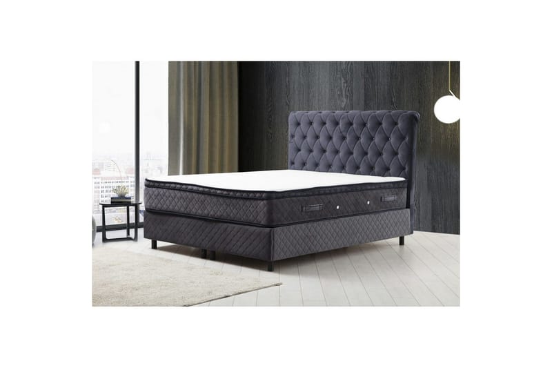 Lamoon Sängpaket Kontinentalsäng 160x200 cm - Antracit - Möbler - Säng - Kontinentalsäng