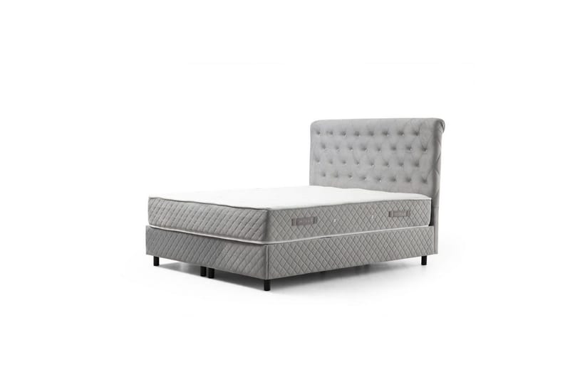Lamoon Sängpaket Ramsäng 160x200 cm - Grå - M�öbler - Säng - Ramsäng