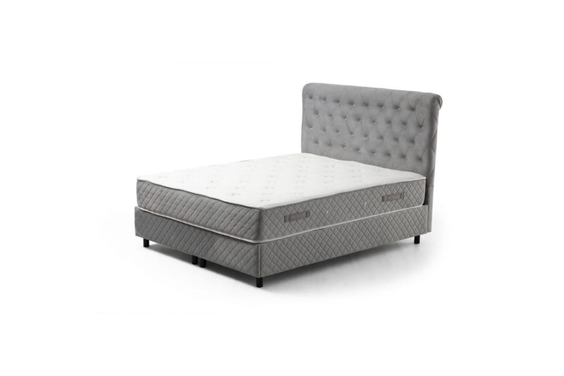 Lamoon Sängpaket Ramsäng 160x200 cm - Grå - Möbler - Säng - Ramsäng