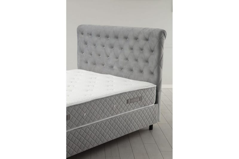 Lamoon Sängpaket Ramsäng 160x200 cm - Grå - Möbler - Säng - Ramsäng