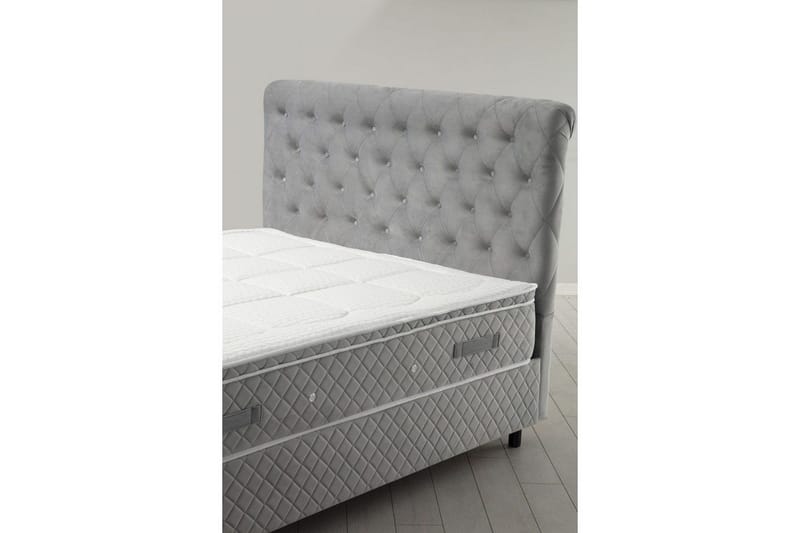 Lamoon Sängpaket Ramsäng 160x200 cm - Grå - Möbler - Säng - Ramsäng