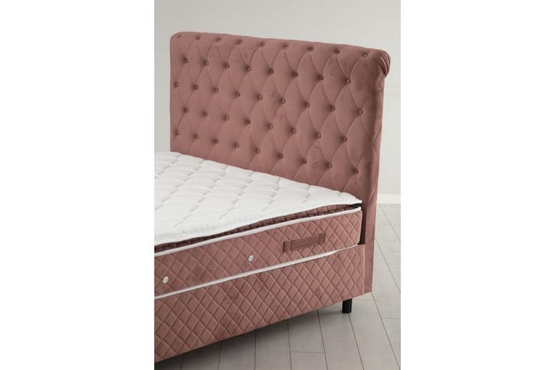 Lamoon Sängpaket Ramsäng 160x200 cm - Rodnadsrosa - Möbler - Säng - Ramsäng