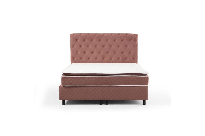 Lamoon Sängpaket Ramsäng 90x190 cm - Rodnadsrosa - Möbler - Säng - Ramsäng