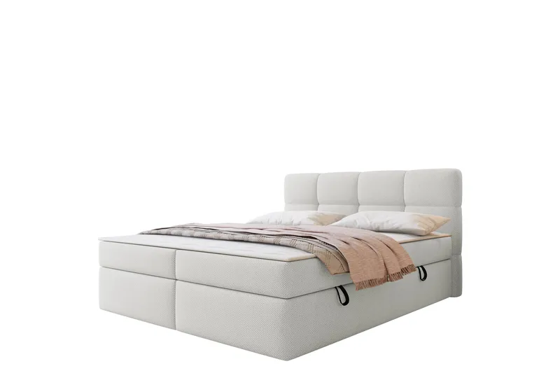 Leckersbo Komplett Sängpaket Kontinentalsäng med förvaring 160x200 cm - Vit - Möbler - Säng - Kontinentalsäng