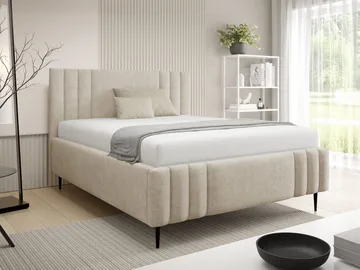 Lomren Sängram med förvaring 180x200 cm - beige - Möbler - Säng - Säng med förvaring