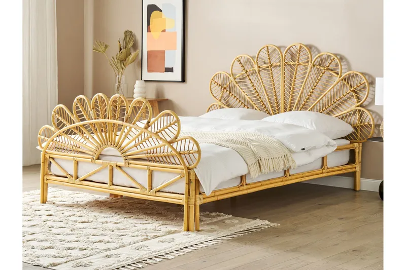 Lorentine Sängram 160x200 cm - Ljust trä - Möbler - Säng - Sängram & sängstomme