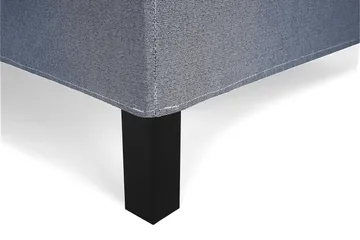 Lucky Komplett Sängpaket 120x200 Latex Slät Sänggavel  Mö - Mörkblå - Möbler - Säng - Kontinentalsäng