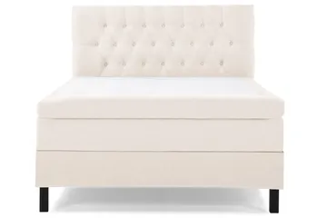 Lucky Komplett Sängpaket 120x200 Memory Diamant Sänggavel - Beige - Möbler - Säng - Kontinentalsäng