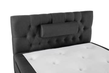 Lucky Komplett Sängpaket 120x200 Memory Diamant Sänggavel - Nackkudde Stor Svart/Grå - Möbler - Säng - Kontinentalsäng