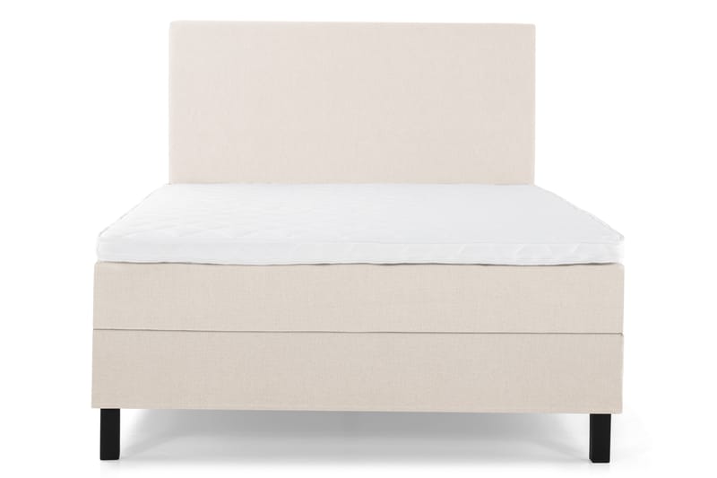 Lucky Komplett Sängpaket 120x200 Skum Slät Sänggavel - Beige - Möbler - Säng - Kontinentalsäng