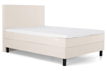 Lucky Komplett Sängpaket 120x200 Skum Slät Sänggavel - Beige - Möbler - Säng - Kontinentalsäng
