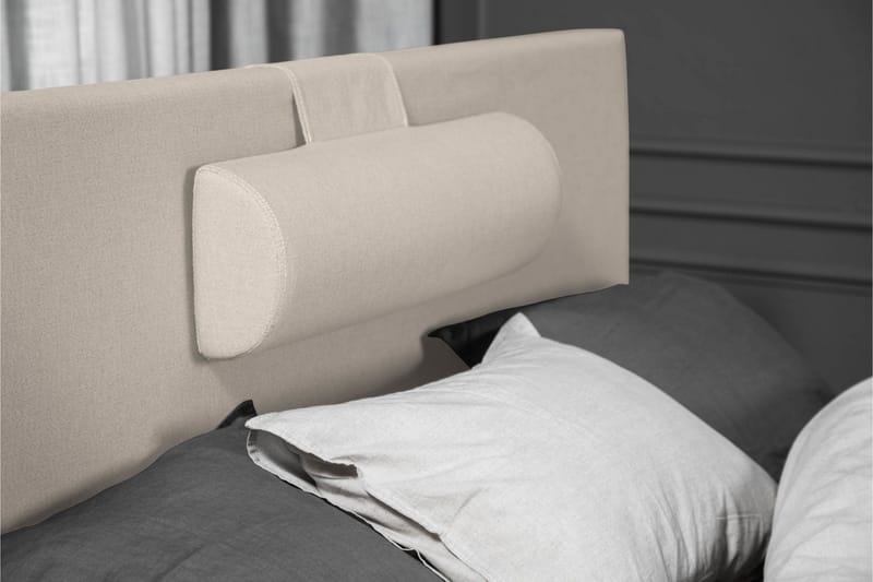 Lucky Komplett Sängpaket 120x200 Skum Slät Sänggavel  Nac - Nackkudde Liten Beige - Möbler - Säng - Kontinentalsäng