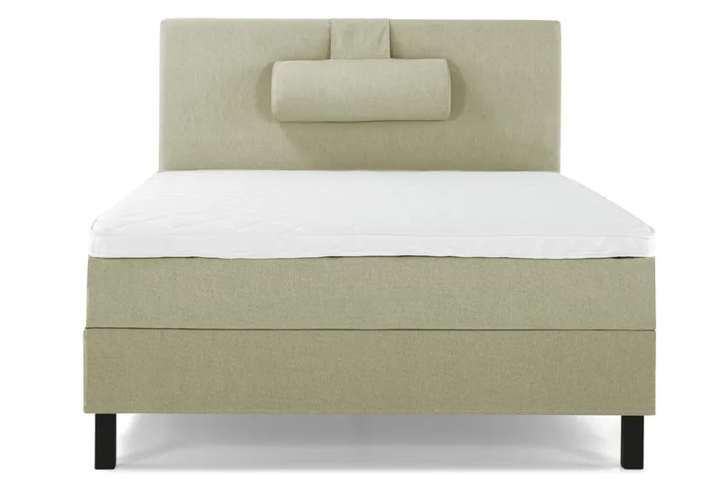 Lucky Komplett Sängpaket 120x200 Skum Slät Sänggavel - Nackkudde Stor Grön - Möbler - Säng - Kontinentalsäng