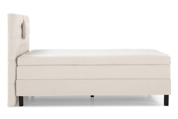 Lucky Komplett Sängpaket 120x200 Polyeter Diamant Sänggavel - Nackkudde Liten Beige - Möbler - Säng - Kontinentalsäng