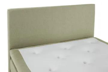 Lucky Komplett Sängpaket 140x200 Latex Slät Sänggavel - Grön - Möbler - Säng - Kontinentalsäng