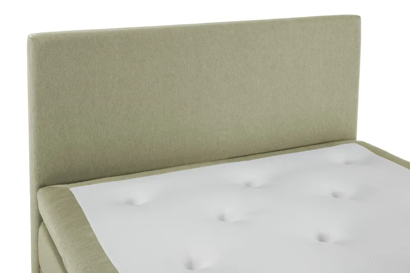 Lucky Komplett Sängpaket 140x200 Latex Slät Sänggavel - Grön - Möbler - Säng - Kontinentalsäng