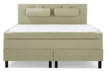 Lucky Komplett Sängpaket 160x200 Latex Slät Sänggavel - Nackkudde Stor Grön - Möbler - Säng - Kontinentalsäng