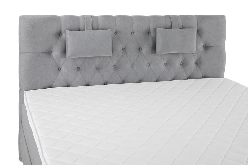 Lucky Komplett Sängpaket 160x200 Skum Diamant - Nackkudde Liten Mellangrå - Möbler - Säng - Kontinentalsäng