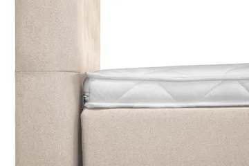 Lucky Komplett Sängpaket 160x200 Skum Diamant Sänggavel - Nackkudde Stor Beige - Möbler - Säng - Kontinentalsäng