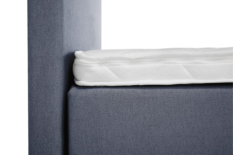 Lucky Komplett Sängpaket 160x200 Skum Slät Sänggavel - Mörkblå - Möbler - Säng - Kontinentalsäng