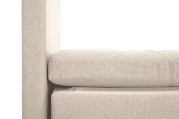 Lucky Komplett Sängpaket 160x200 Polyeter Slät Sänggavel - Beige - Möbler - Säng - Kontinentalsäng