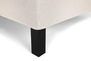Lucky Komplett Sängpaket 160x200 Polyeter Slät Sänggavel - Beige - Möbler - Säng - Kontinentalsäng