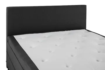 Lucky Komplett Sängpaket 180x200 Latex Slät Sänggavel - Svart/Grå - Möbler - Säng - Kontinentalsäng