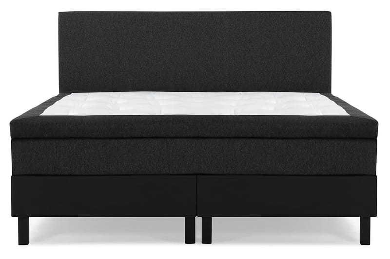 Lucky Komplett Sängpaket 180x200 Latex Slät - Svart/Grå/PU - Möbler - Säng - Kontinentalsäng