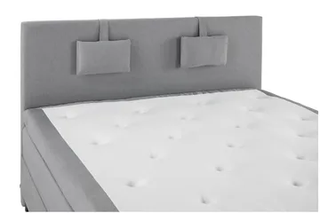 Lucky Komplett Sängpaket 180x200 Memory Slät - Nackkudde Liten Mellangrå - Möbler - Säng - Kontinentalsäng