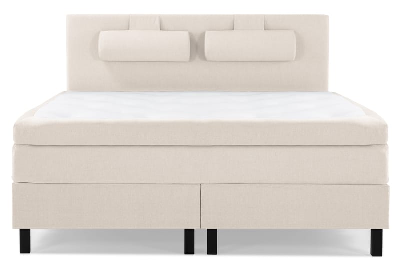 Lucky Komplett Sängpaket 180x200 Memory Slät Sänggavel - Nackkudde Stor Beige - Möbler - Säng - Kontinentalsäng
