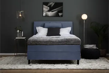 Lucky Kontinentalsäng 120x200Latex - Mörkblå - Möbler - Säng - Kontinentalsäng