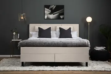 Lucky Kontinentalsäng 150x200 cm - Beige - Möbler - Säng - Kontinentalsäng