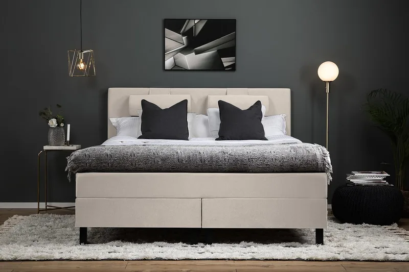 Lucky Kontinentalsäng 150x200 cm - Beige - Möbler - Säng - Kontinentalsäng
