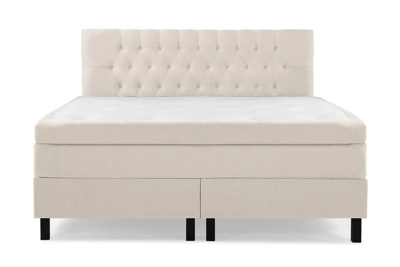 Lucky Kontinentalsäng 180x200Latexmadrass, Beige
