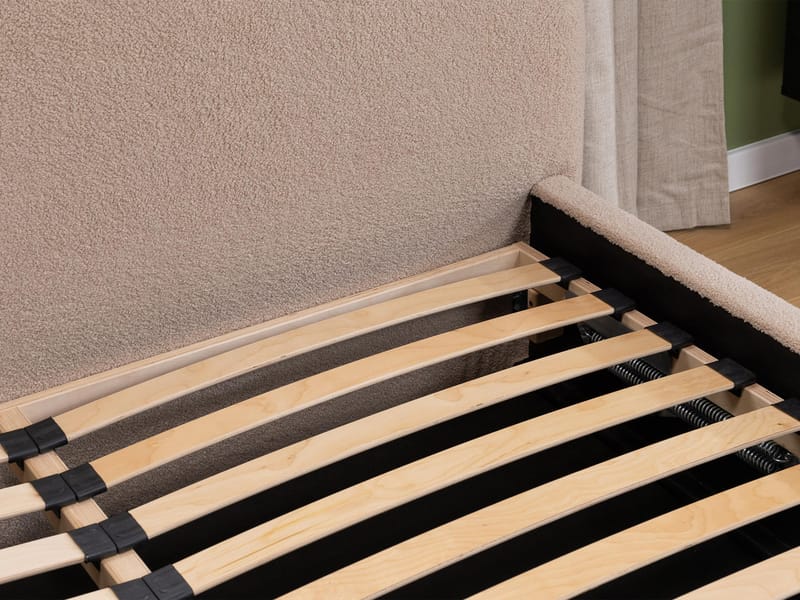 Lunna Sängram med förvaring 160x200 cm - brun - Möbler - Säng - Säng med förvaring