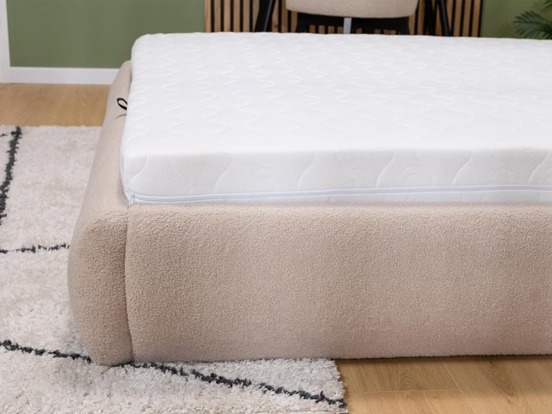 Lunna Sängram med förvaring 160x200 cm - brun - Möbler - Säng - Säng med förvaring