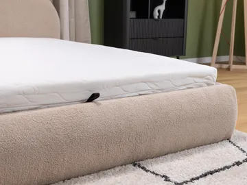 Lunna Sängram med förvaring 160x200 cm - brun - Möbler - Säng - Säng med förvaring