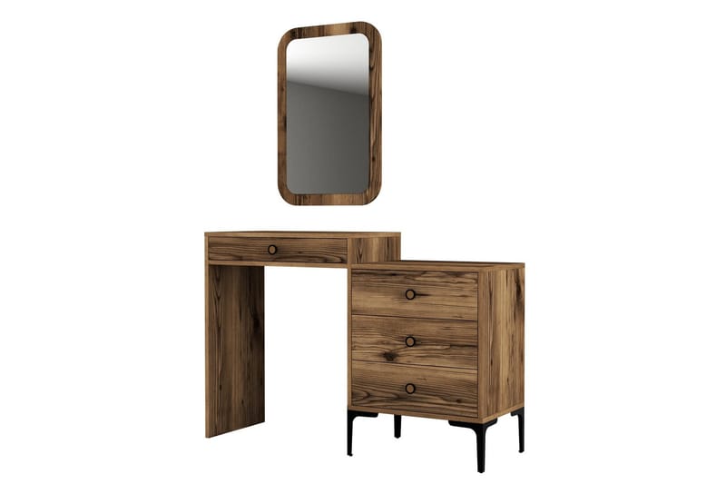 Ameias Möbelset För Sovrum Brun, Hanah Home