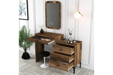 Ameias Möbelset För Sovrum Brun - Hanah Home - Möbler - Säng - Möbelset för sovrum