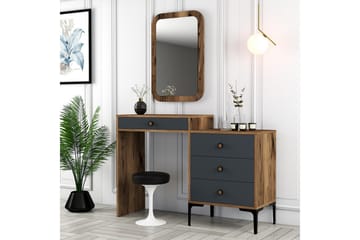 Ameias Möbelset För Sovrum Brun/Antracit - Hanah Home - Möbler - Säng - Möbelset för sovrum