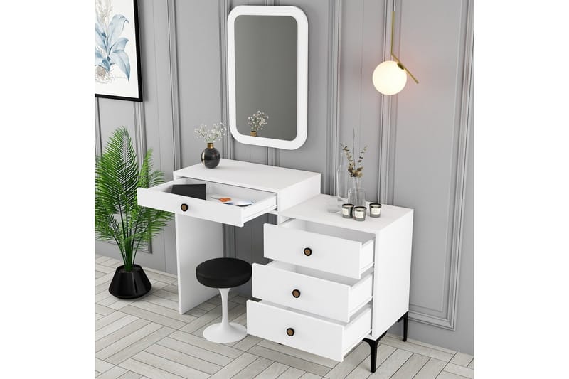 Ameias Möbelset För Sovrum Vit - Hanah Home - Möbler - Säng - Möbelset för sovrum