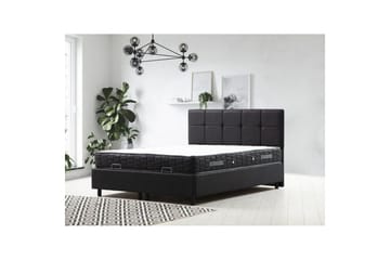 Madrass, Botten & Sänggavel för Enkel Säng Sudalmuni set antracit - 120 x 114 x 200 cm - Möbler - Säng - Sängram & sängstomme