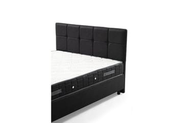 Madrass, Botten & Sänggavel för Enkel Säng Sudalmuni set antracit - 120 x 114 x 200 cm - Möbler - Säng - Sängram & sängstomme